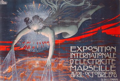 Poster ter promotie van de Exposition Internationale d